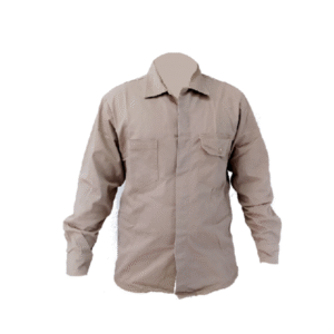 Camisola caqui 100% algodón manga larga