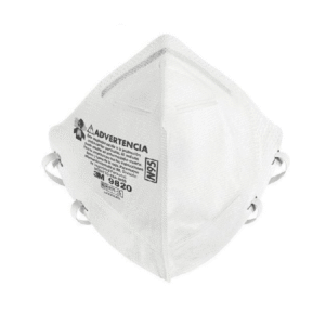 Cubre boca desechable N95 clip nasal 3M Mod. 9820