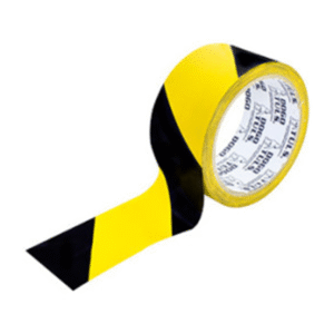 Cinta señalización amarillo y negro 2"x18m DOGOTULS