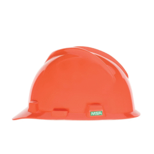 Casco cachucha naranja polietileno fas-trac III ajuste matraca MSA Mod. M2305761ARF