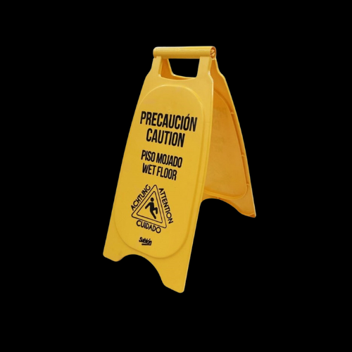 CABALLETE PLASTICO "PISO MOJADO" 33X27X66CM