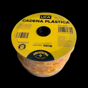 CADENA PLASTICA AMARILLA 50M