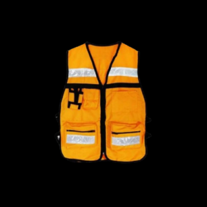 CHALECO BRIGADISTA AMARILLO MANGO UNITALLA GABARDINA/POLIÉSTER C/REFLEJANTE Y BOLSAS