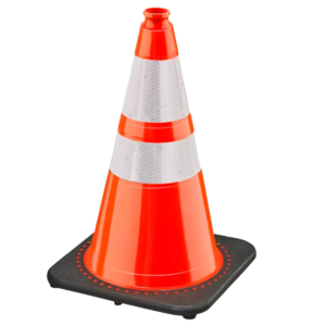 Cono Vial 71cm Naranja con Reflejante