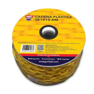 Cadena plástica amarilla 50m MR Mod. SR1010-AM
