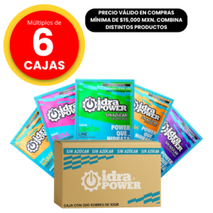 Idrapower de 10gr caja con 200 sobres