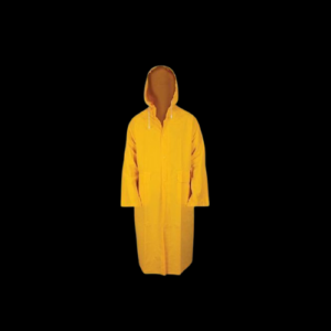 IMPERMEABLE GABARDINA LARGO C/CAPUCHA CORDÓN DE AJUSTE, BROCHES PLÁSTICOS