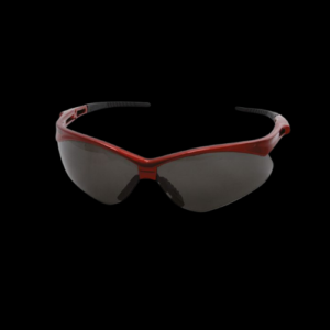LENTES DE SEGURIDAD MICA GRIS DE POLICARBONATO ANTIRAYADURAS CON FILTRO UV, DERMA SKY ARMAZÓN ROJO