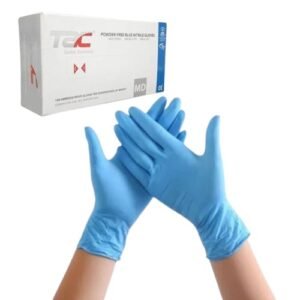 Guante desechable de nitrilo caja 100 pza. (50 pares) TAC Mod. TAC-NT-PF