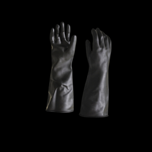 GUANTE LATEX NEGRO INDUSTRIAL