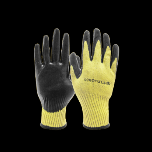 GUANTE ALTA TEMPERATURA AMARILLO, RECUBRIMIENTO NITRILO