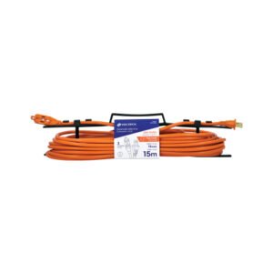 Extensión eléctrica de uso rudo 15m 2x16 awg TRUPER Mod. 48048