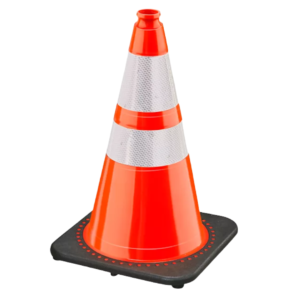 Cono Vial 71cm Naranja con Reflejante