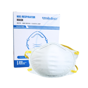 Cubre boca n95 caja con 20 piezas blanca sujetador elástico