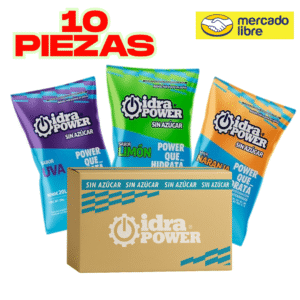 Idrapower 10 pzas 200g sin azúcar