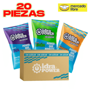 Idrapower 20 pzas de 200g sin azúcar