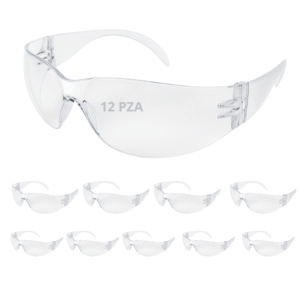 Lente de seguridad Claro (12 pzs)