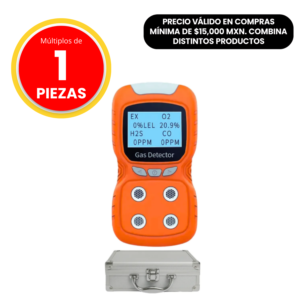 Detector Multigas Sensores O2, Co, H2s Y Ex