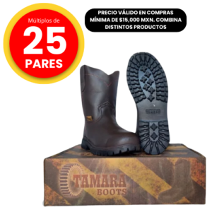 Bota petrolera casco de acero Tamara