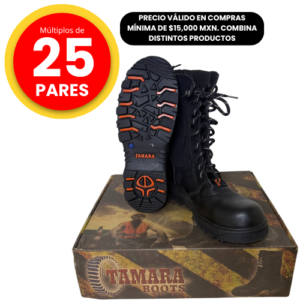 Bota táctica Tamara con casquillo de poliamida Mod: TM-900