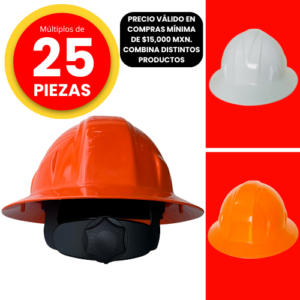 Casco Tipo Ala Ancha Dieléctrico Clase E Arca (25pzs)